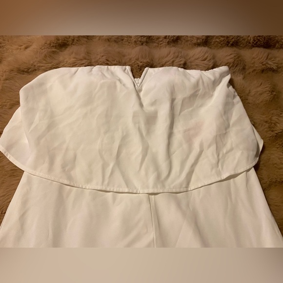BNWT Cider white strapless jumpsuit - Picture 10 of 10